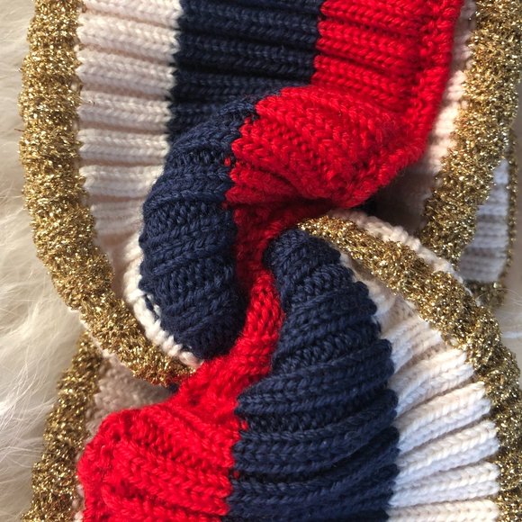 NWT Gucci Woven Indilus Headband in Red and Ivory - Picture 4 of 7